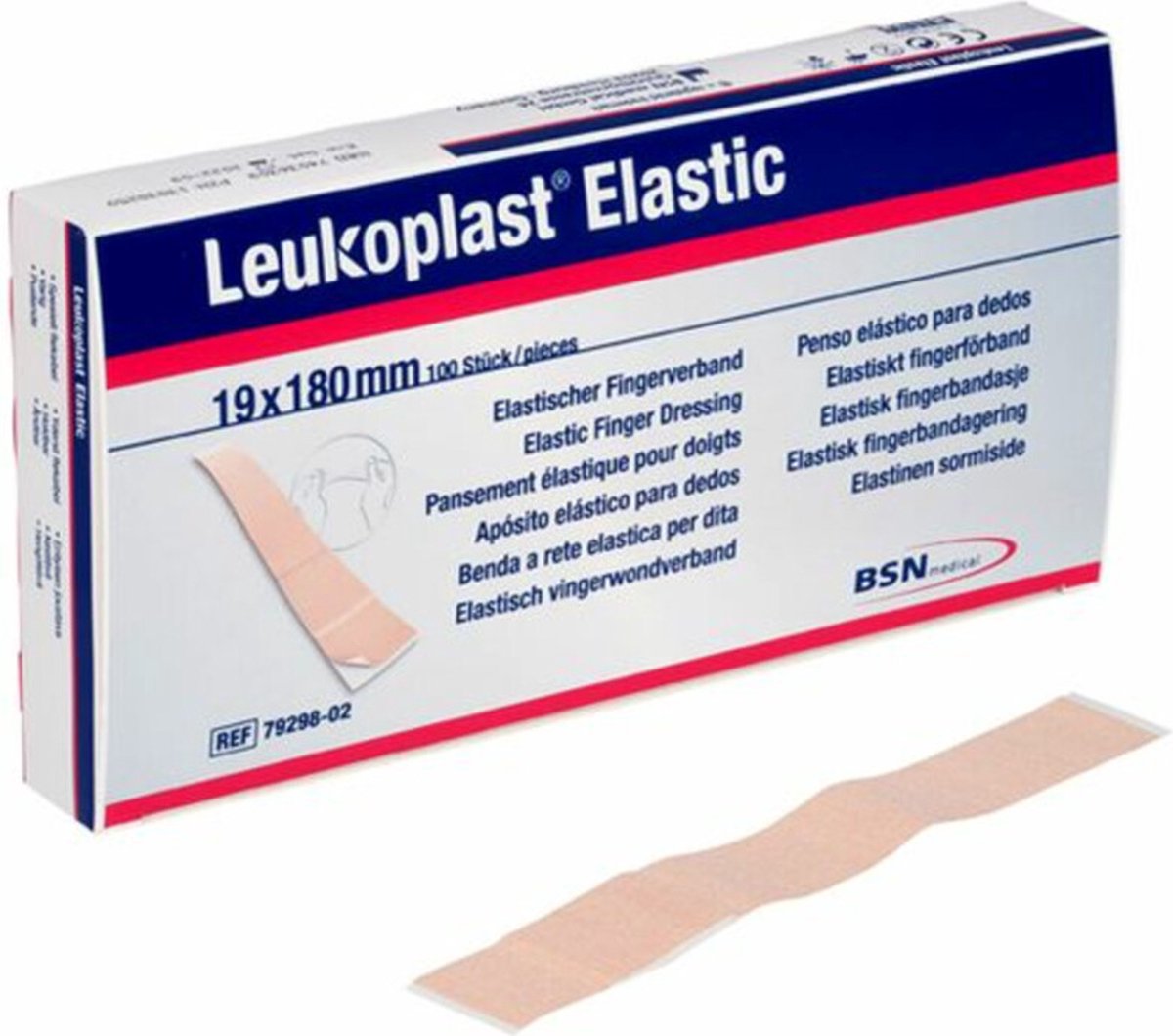 Goedkoopste Leukoplast Vinger19x180mm - 1x 100 stuks