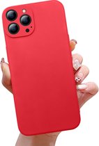 WVspecials Iphone 15 pro dark red phone case - GSM hoesje - Telefoon hoesje - donker rood hoesje - Geschikt voor apple