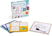 Eurekakids How to Draw - Stap voor Stap Tekenen - Met Whiteboard, Stift met Wisser en 24 Opdrachtkaarten