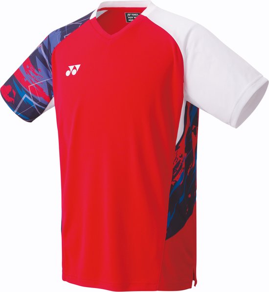 Yonex 10572EX Chemise de sport de badminton pour homme de l'équipe chinoise - rouge - taille M