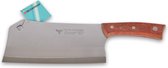 Couteau à découper 33 cm Heavy Duty couperet 470 grammes - couteau de chef - couteau à découper - Hache de cuisine en acier inoxydable Couteau de boucher pour hacher les os Couteau de cuisine robuste