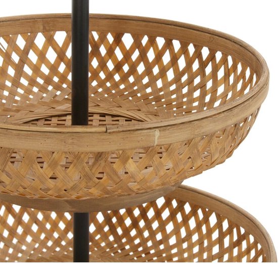 Brilliant lamp Lampe de table Woodball 1 lampe noir mat/bambou
