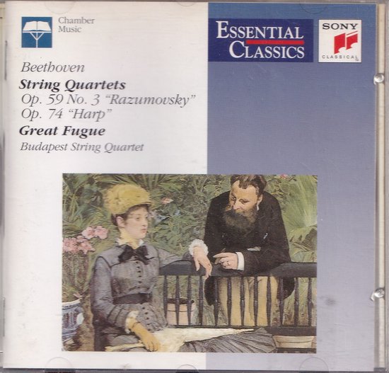 String Quartets Op.59 No.3 “Razumovsky” & Op.74 “Harp”/ Great Fugue Op.133