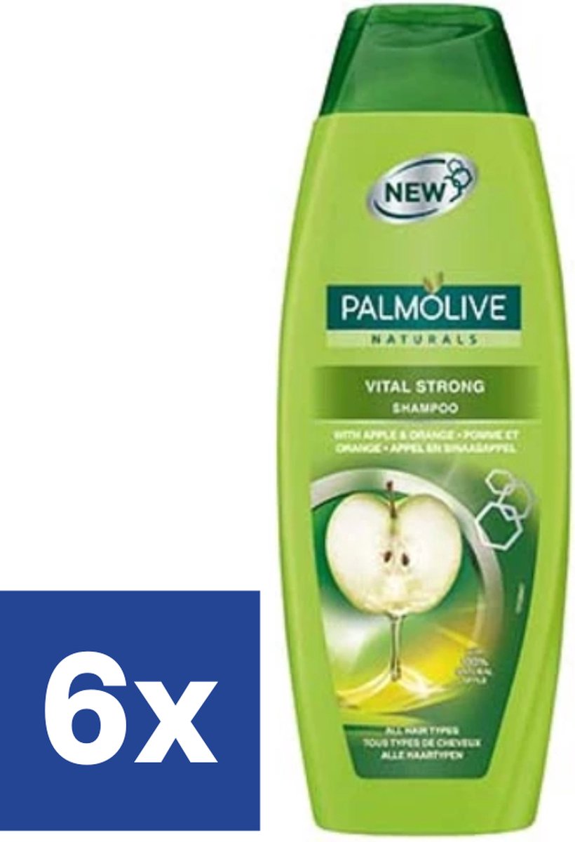 Palmolive Naturals Vital Strong Shampoo 6 x 350 ml