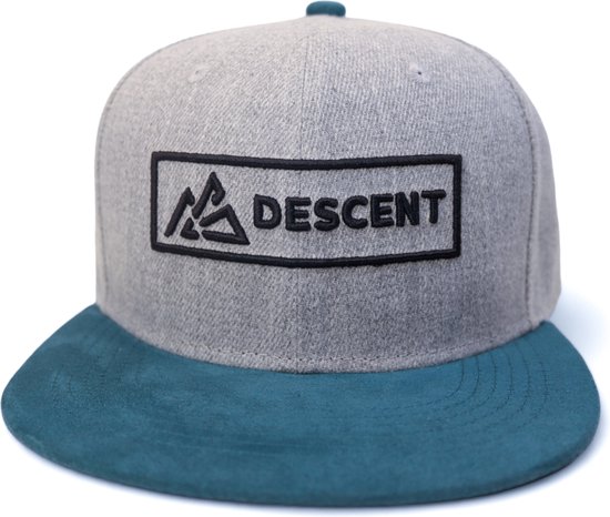 Descente | Casquette Snapback - Gris/ Petrol Pétrole - Casquette - Ajustable
