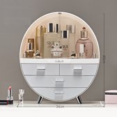 Makeup Organizer, Makeup Organizer, Makeup Storage System, Storage Box for Dresser, Bedroom, Bathroom 40*34*18CM Grijs