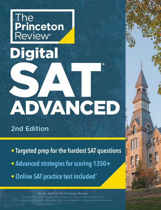 College Test Preparation- Princeton Review SAT Advanced, 2nd Edition ...