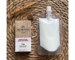 Wella Color Charm Toner - T28 + developer - Natural Blonde - Wellatoner - Haartoner - Anti Yellow