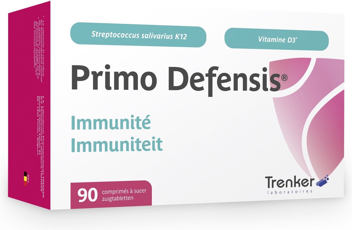Goedkoopste Primo Defensis Zuigtabletten 90 Nf - Natuurlijke Weerstandsbooster met Aardbeiensmaak