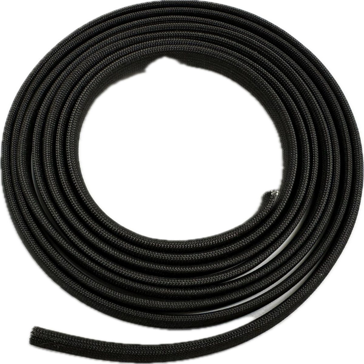 Premium Hittebestendige hoes Zwart tot 550 °C - 6 mm x 2.5m