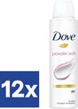 Dove Powder Soft Deo Spray (Voordeelverpakking) - 12 x 150 ml