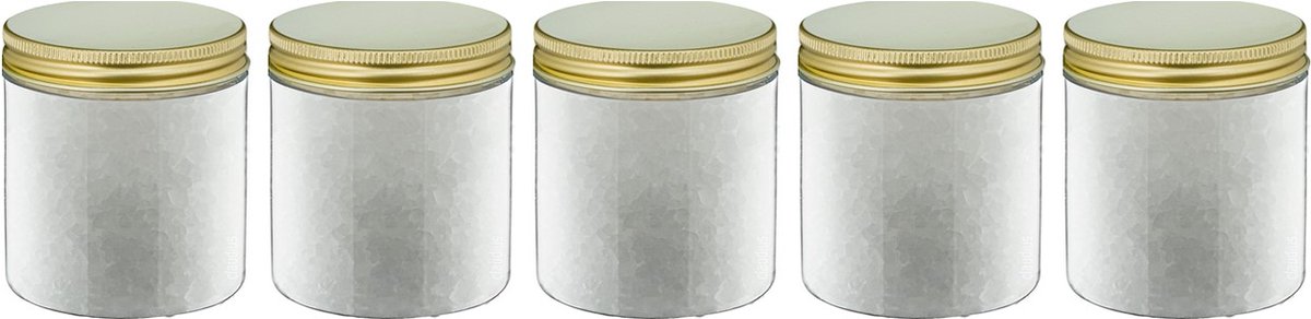 Goedkoopste Claudius Badzout No Scent No Colour - 300 gram - Pot met gouden deksel (Geurloos) - set van 5 stuks