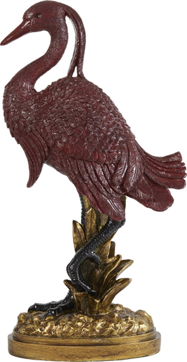 Ornament CRANE - 27x13.5x51.5cm - Rood