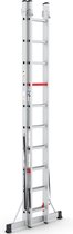Professionele Ladder | 2-delig | 2x10 | Anti slip | EN 131-1 + 2, TÜV en GS gecertificeerd