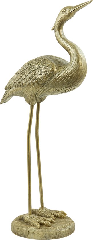 Light & Living - Ornament CRANE - 31x19x67cm - Goud