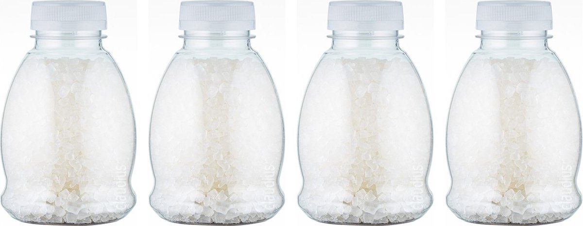 Goedkoopste Claudius Badzout Relaxing Moment - 375 gram - Fles met transparante dop - Set van 4 stuks