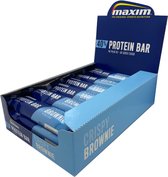 25x Maxim 40% Protein Bar Croustillant Brownie 50g