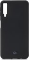 Mobilize Rubber Gelly Telefoonhoesje geschikt voor Samsung Galaxy A7 (2018) Hoesje Flexibel TPU Backcover - Matt Black