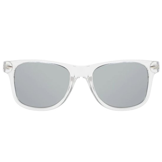 Fako Fashion® - Zonnebril Classic Polarised - Polariserend - Gepolariseerd - Heren Zonnebril - Dames Zonnebril - Transparant - Zilver van Fako Fashion® — afbeelding 2