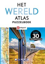 Denksport Puzzelboek - Het Wereld Atlas Puzzelboek- Treinreizen (BE)