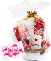 Moederdag Cadeaupakket - Lindt Chocolade Truffles - Badbruisballen - Verwen Geschenk- Giftset - Cadeaupakket Verjaardag Relatiegeschenk