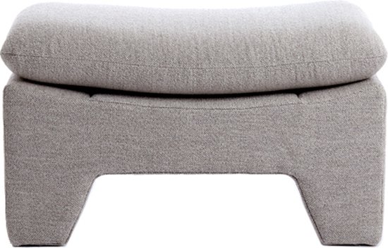 Light & Living Pouf Dasha - Gris clair