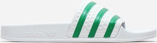 Adidas Originals Adilette White/Green - Maat: 51/US15