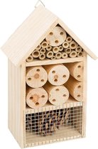 insectenhotel / Design insectenhotel met natuurlijke materiaal - Voor bijen, lieveheersbeestjes en vlinders - Om op te hangen 15 cm x 25 cm
