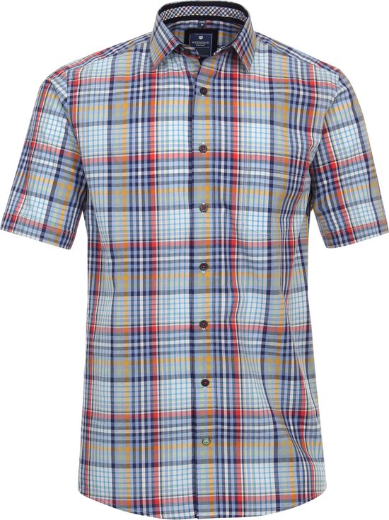 Redmond - overhemd - heren - Regular Fit - korte mouw
