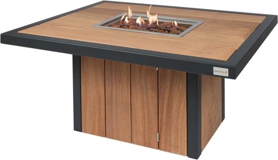 Foto: Easyfires vuurtafel river rechthoek 120x90x53 cm