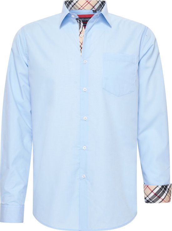 Overhemden Heren Lange Mouwen Comfort Fit - Longsleeve Shirt - Strijkvrij