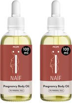 Naïf - Ontspannende Zwangerschapsolie Voordeelset - met Natuurlijke Ingrediënten - 2x90ml