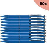 50x stylo à bille Schneider K15 bleu