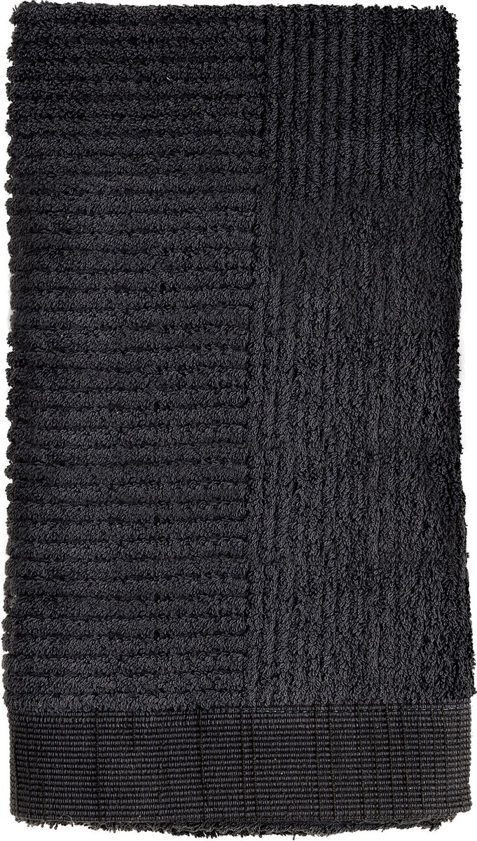 Zone Denmark Classic Handdoeken - 50 x 100 - Hotelkwaliteit - Hoge Absorptie - 100% katoen - 600 g/m2 - Zwart