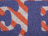 Present Time Deurmat Doormat Come In - Oranje - 80x50x1.5cm - Scandinavisch