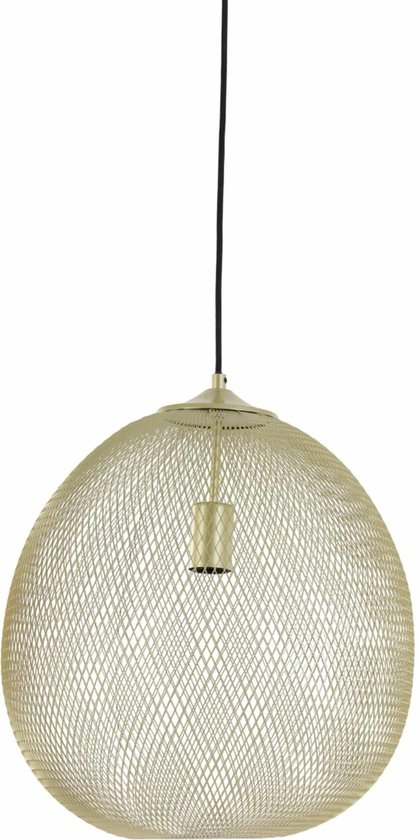 Light & Living Hanglamp Moroc - Goud - Ø40cm - Luxe - Hanglampen Eetkamer, Slaapkamer, Woonkamer