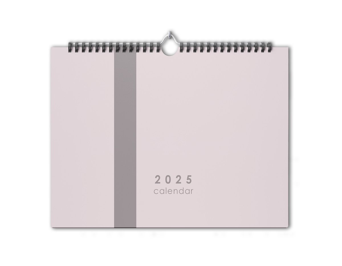 2025 Kalender - Minmalistisch - 31x22cm - Spiraalgebonden