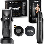 Gruttz™ Grooming Duo - Bodygroomer Mannen en Neustrimmer - Extra Trimkop - Body Trimmer - Neushaar- en oortrimmer