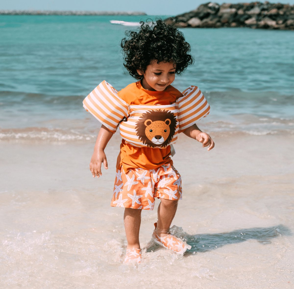 Swim Essentials Puddle Jumper - Bruin/Wit - Flow - 2/6 Jaar — afbeelding 10