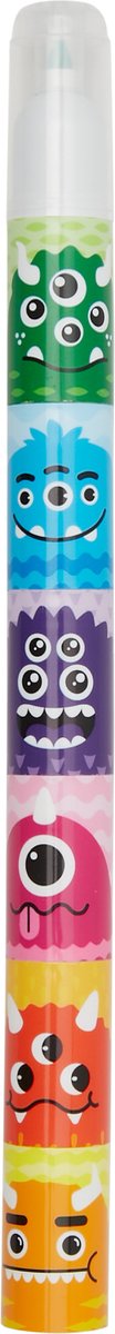 Ooly - Stapelbare highlighters - Monsters - 24 Stuks