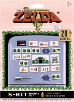 Ensemble d'aimants rétro Nintendo The Legend Of Zelda