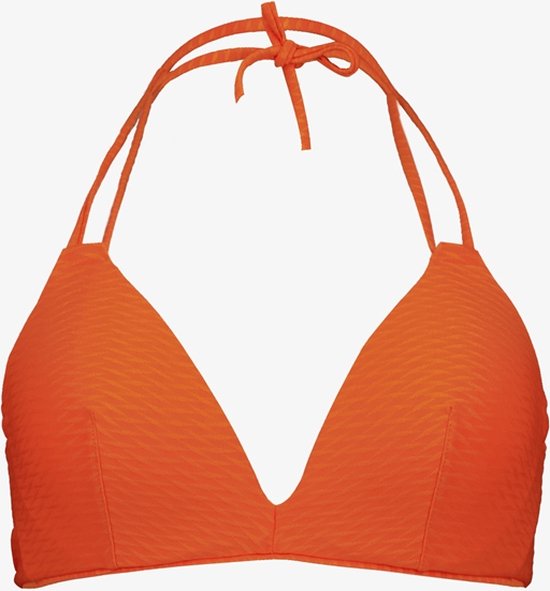 Haut de bikini triangle préformé Osaga orange - Taille XXL