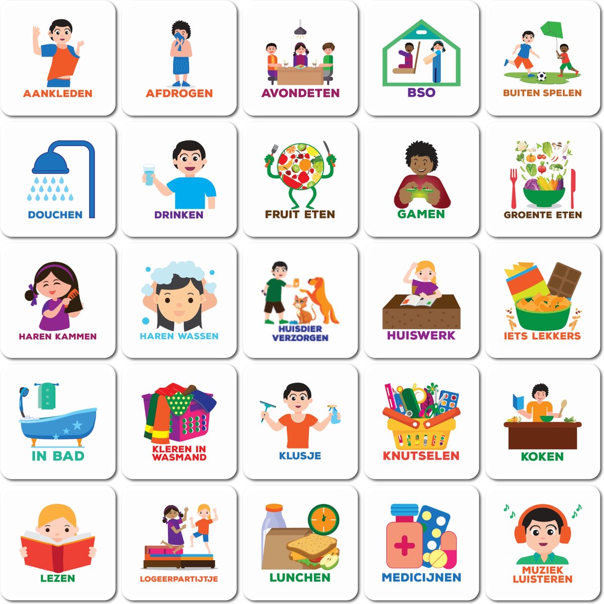 Smarfer - Magnetische pictogrammen voor weekplanner - Binneneditie - planbord kind (2) - 50 stuks - kinderen - dag planning gezin – autisme planner - magneten - dagritme kaarten - Familieplanners - beloningssysteem - maandplanner - gezinsplanner op Prijzenvolger.com