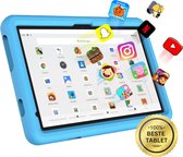 Tablette Enfant Amoir® - 10 pouces - Tablette Android - Batterie 8000mAh - Android 13 - Wifi 5G - 12 Go de RAM - 128 Go de mémoire - À partir de 3 ans - Contrôle parental - Avec étui de protection et protecteur d'écran - Blauw - Cadeau de Noël