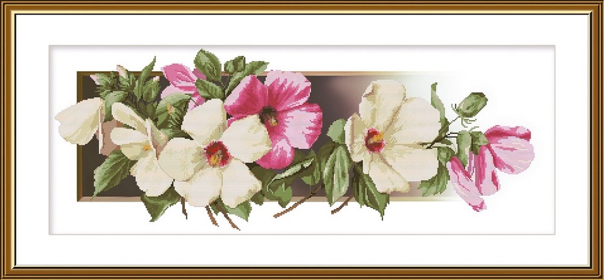 Borduurpakket Hibiscus