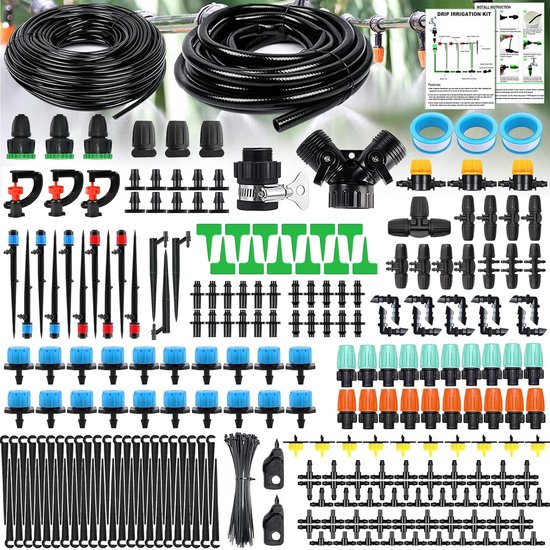 Irrigatiesysteem Voor De Tuin Automatische Irrigatie Druppelirrigatie Irrigatiesysteem Voor De Tuin Automatische Irrigatie Druppelirrigatie