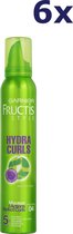 Garnier - Fructis Style Mousse Hydra Curls Extra Strong 04 - 6 x 200ml - Voordeelverpakking