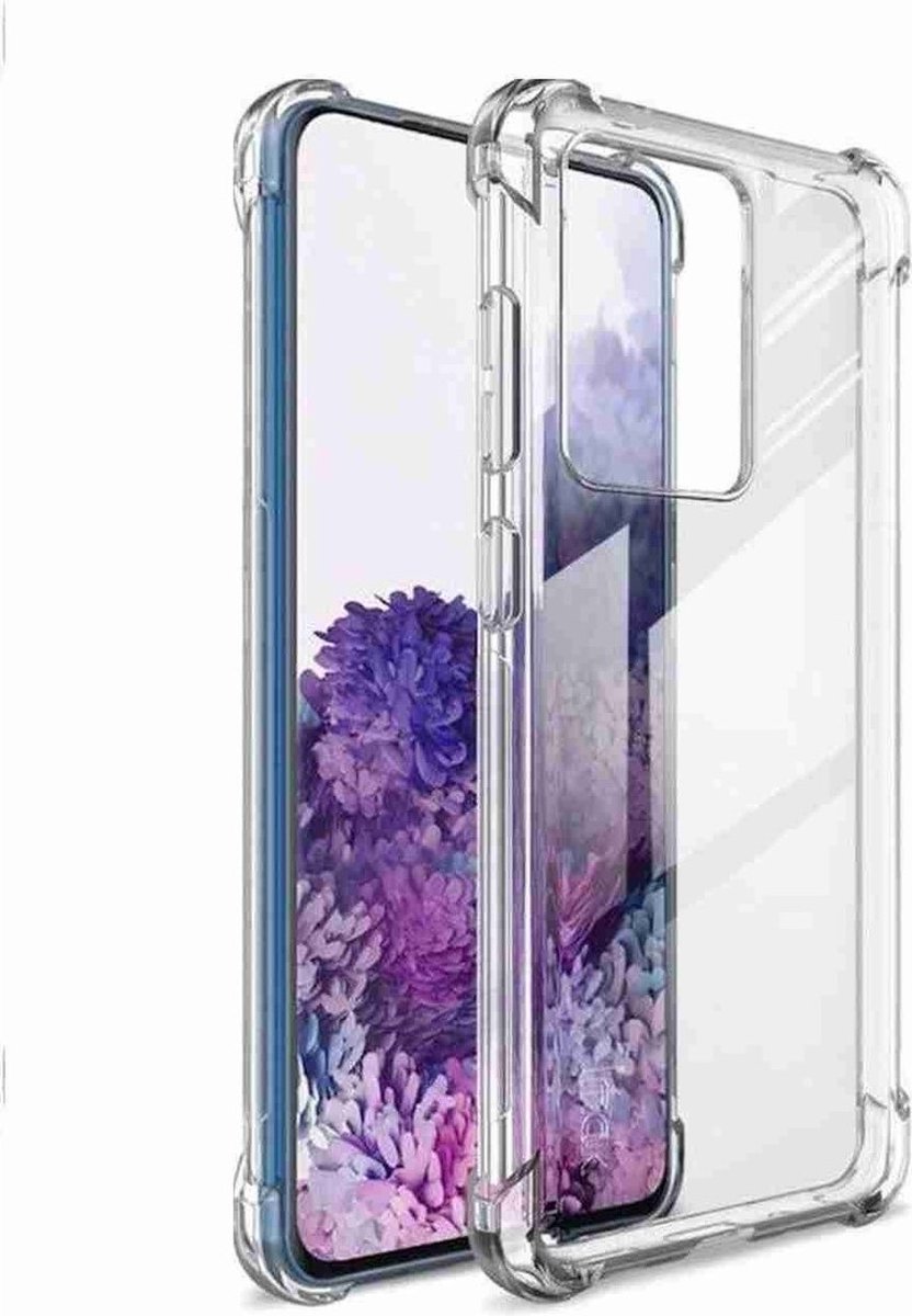 Cityhoesje–Anti Shock–geschikt voor Samsung S20 Ultra–Backcover Transparant