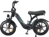 Ouxi Q8 2.0 E-bike 250Watt motorvermogen topsnelheid 25 km/u 20” banden 7 versnellingen vernieuwd lcd scherm actieradius tot 75 km