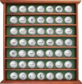 Cadeaux de golf - Armoire de golf - Vitrine de golf - 49 balles - QUALITÉ de haute qualité - Accessoires de Golf - Cadeau - Équipement d'entraînement de golf - Golf en bois élégant - Cadeau golfeur - Cadeau de golf-Gadget de golf